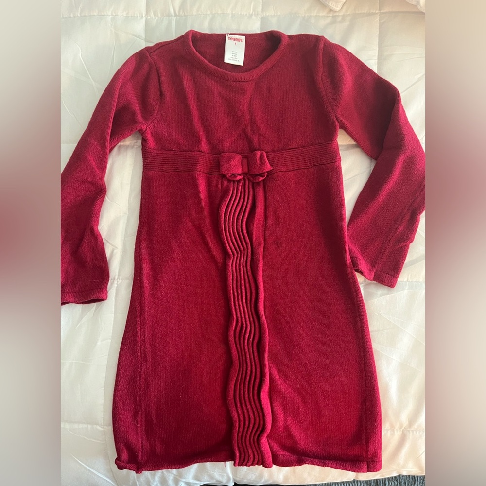 Gymboree Girl’s Red Sweater Dress - Size 5 - GUC